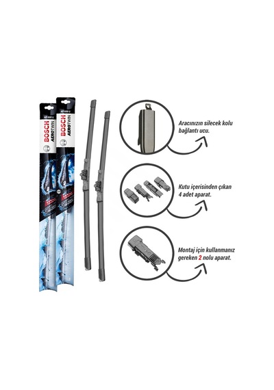Bosch Aerotwin Plus Bmw 116 Silecek Seti (2004-2011 E81-E87)