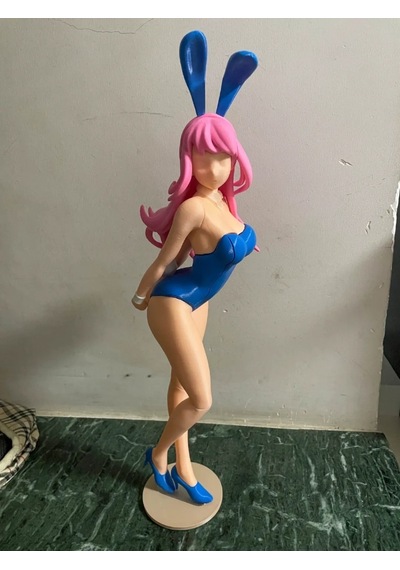 3d Baskı Anime Tavşan Kız Figürü - Oyuncu Odası Ve Kitaplık Aksesuarı