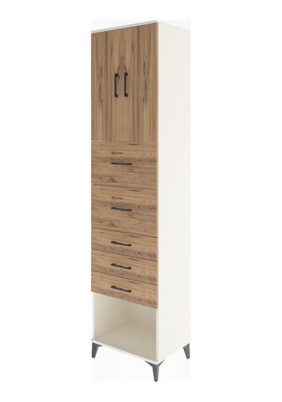 Hyperion Dolap 2 Raflı 5 Çekmeceli 2 Kapaklı 60x44x243 Aytaşı... Aytaşı