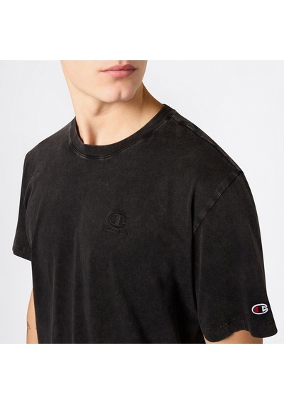 Champion Ss Regular Fit Erkek Siyah T-shirt 221575 2800282