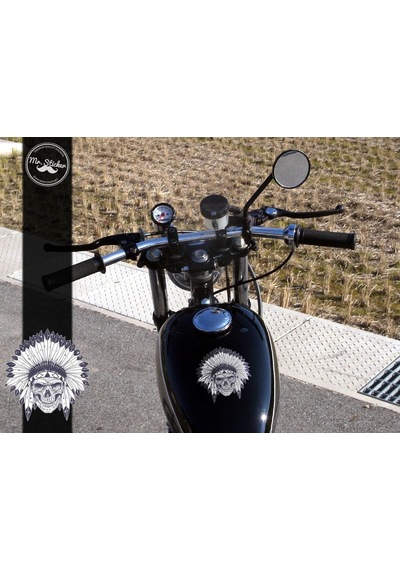 Bay Etiket Skl10 Mohikan Kurukafa Sticker