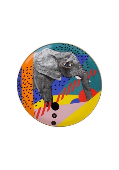 Porland Wild Life Serisi 28cm Düz Tabak Elephant