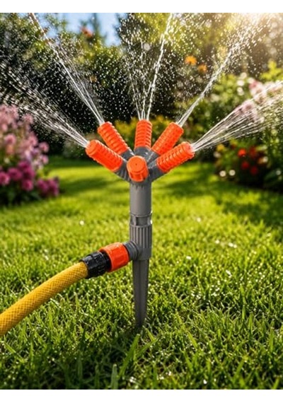 Döner Bahçe Sulama Fıskiyesi, 5'li Sprinkler Seti