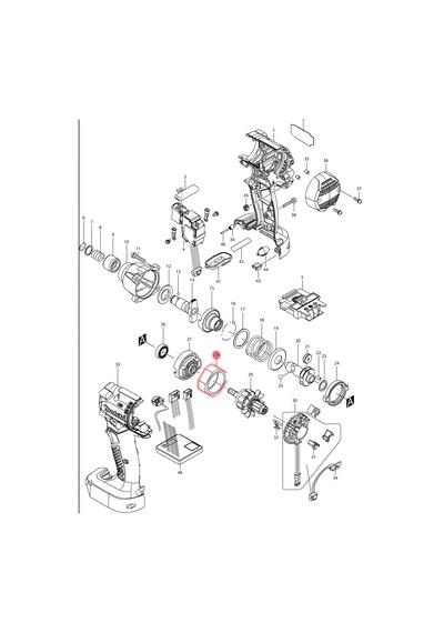 Makita BTD064 Yastık Ürün Kodu 638396-5