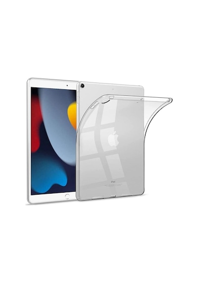 Apple Uyumlu iPad  8. Ve 9. Nesil 10.2 Inç 2021 / 2022 Şeffaf Nitro Anti Shock Silikon Tablet Kılıfı