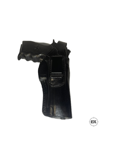 Erolav Beretta F92 Ve Yavuz 16 Uyumlu İç-dış Taşıma Siyah Deri Silah Kılıfı Siyah