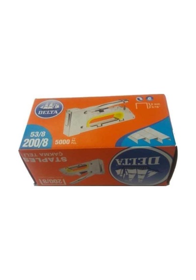200/8 El Tabanca Teli 53/8 5000 Li Paket Delta Çakma Zımba Teli 53-8/200-8 200 Serisi