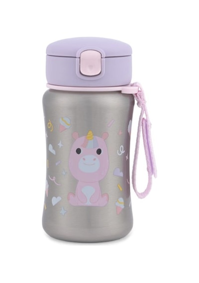 Skip Hop Besties Squad Paslanmaz Çelik Pipetli Suluk Unicorn STANDART