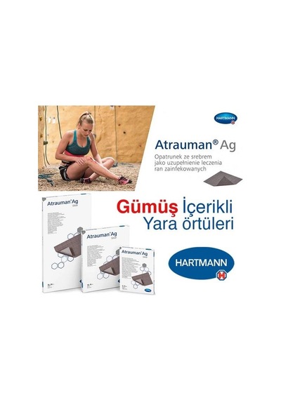 Hartmann Atrauman AG Gümüş İçerikli Yara Örtüsü 10 CM x 20 CM 1 Adet