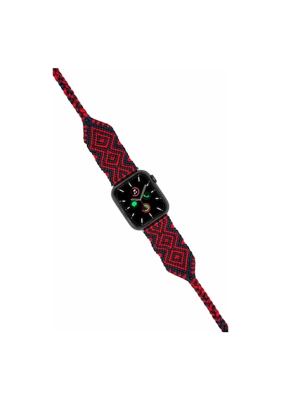 Hippi Natural Gümüş Örgü Apple Uyumlu Watch  Kordonu 42-44-45-49 Mm