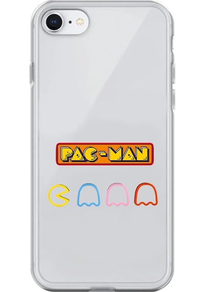 Apple Uyumlu iPhone 6s Şeffaf Kılıf 1 Pac-man Tasarımlı