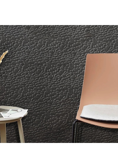 Tink 3d Kendinden Yapışkanlı Akustik Keçe Panel Leopar Desenli 52x98 Cm 10 Adet 5 M² Koyu Gri