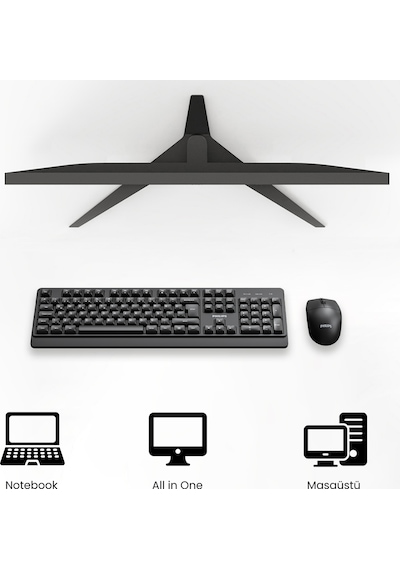 Philips SPT6347 Kablosuz Türkçe Q Klavye ve Mouse Seti