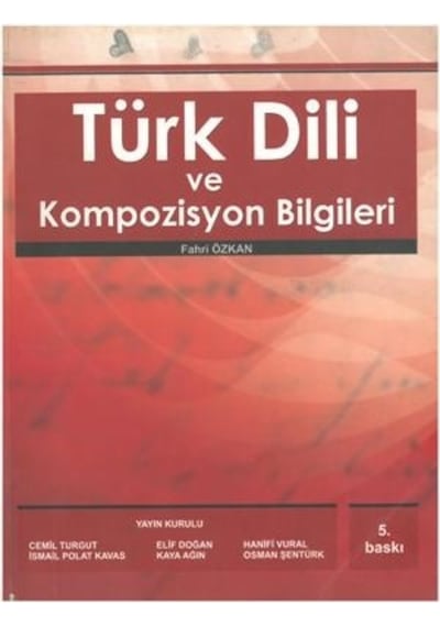 Türk Dili Ve Kompozisyon Bilgileri Fahri Özkan( 2.El) 5.baskı