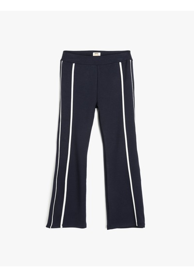 Koton Beli Lastikli Viskon Karışımlı İspanyol Paça Pantolon Lacivert 5skg40084ak Lacivert Koton Beli Lastikli Viskon Karışımlı İspanyol Paça Pantolon Lacivert 5skg40084ak Lacivert