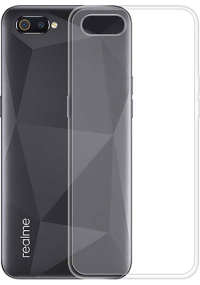 Realme C2 Kılıf Zore Süper Silikon Kapak Renksiz