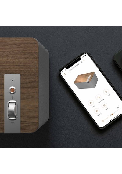 Klipsch The Three+ Heritage Serisi Ceviz Kaplamalı, Bluetooth 5.3, Phono, Usb-c Ve Rca Girişli Taşınabilir Hoparlör