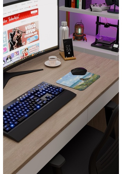 Vinland Saga Anime V3 - 22x18 Gaming Kauçuk Kaymaz Taban Mouse Pad Fare Altlığı