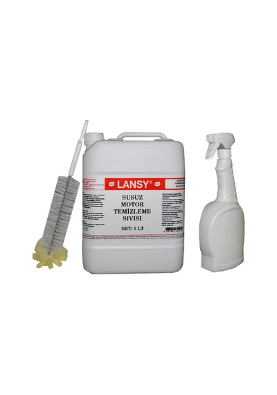 Lansy Susuz Motor Temizleme Sıvısı 5 Lt.+Sprey ve Fırça