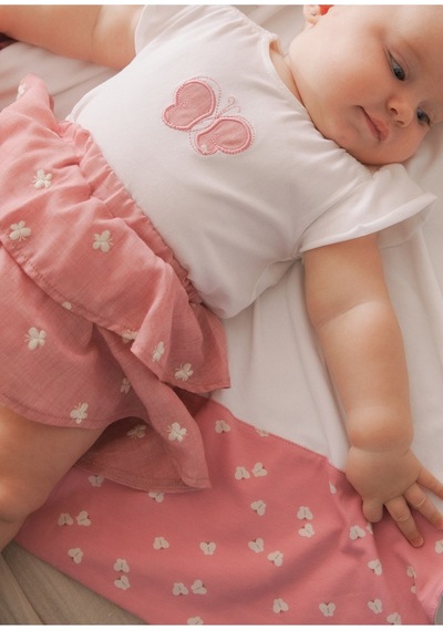 Kız Bebek Battaniye Pembe 9861 Pembe