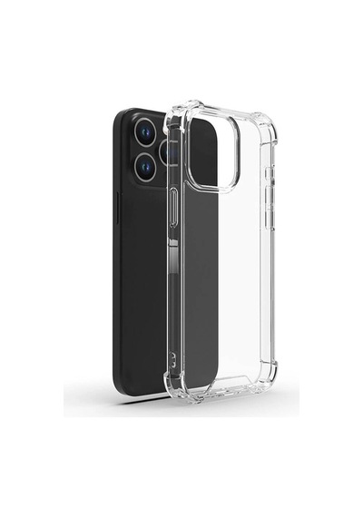 Apple iPhone Uyumlu 15 Pro Kılıf Zore Nitro Anti Shock Silikon Renksiz