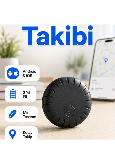 Mini Akıllı Konum Takip Cihazı Android Ve İos Uyumlu 2 Yıl Pil Ömrü