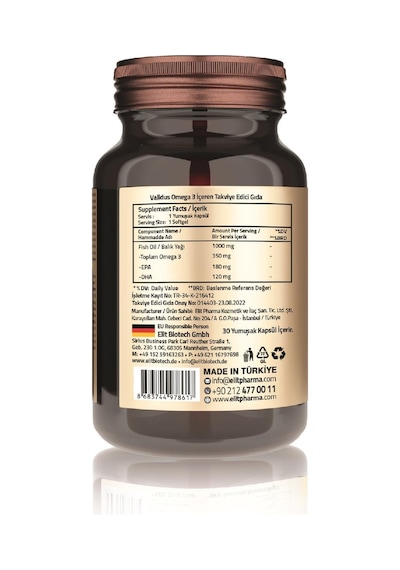 Validus Daily Omega 3 1000 Mg 30 Softgel