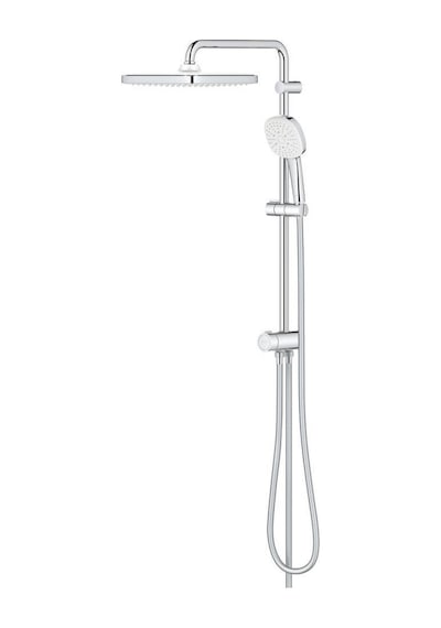 Grohe Tempesta System 250 Cube Duvar Bağlantılı, Divertörlü Duş Sistemi - 26977001 Gümüş