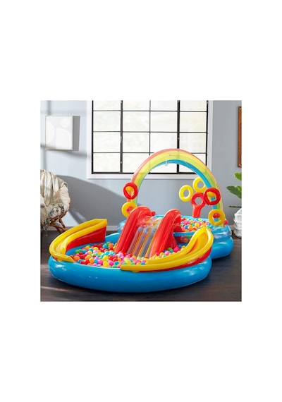 Intex Gökkuşağı Renkli Oyun Havuzu 297x193 Cm. (57