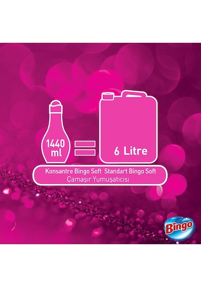 Bingo Soft Konsantre Yumuşatıcı Begonvil  1440 ML