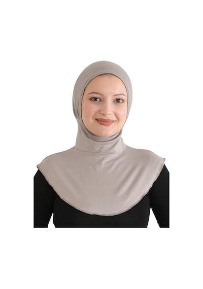 Modish Group Kadın Boyunluklu Hijab Tesettür Pratik Spor Bone - Sarı Açık Vizon