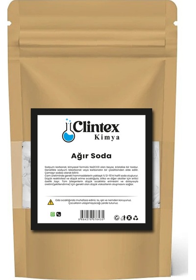Clintex Kimya Sodyum Karbonat Ağır Soda 1 Kg