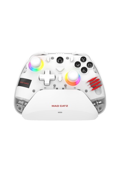 C.a.t. 17 Hall Effect Bluetooth Gaming Controller Ayarlanabilir Tetik Hassasiyeti, 20 Saat Pil, Şarj Dock, Makro De