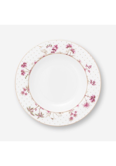 Beyaz Porselen Çukur Tabak 21,5 Cm
