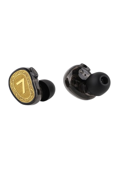 7hz Elua Ultra 10mm + 8mm Çift Dinamik Sürücülü Iem Kulaklık Altın Kulak Içi Kulaklık