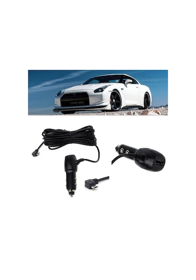Mikro Usb Araç Şarj Adaptörü 5V 2A Navigasyon Dvr/Gps L Tipi