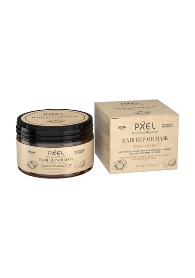 Onarıcı Saç Maskesi 300 Ml Hindistan Cevizi Yağı - Yıpranmış, Kuru Ve Mat Saçlar İçin Derin Onarıcı Ve Besleyici Maske - Parlaklık, Yumuşaklık Ve Güç Sağlar - Vegan Formül