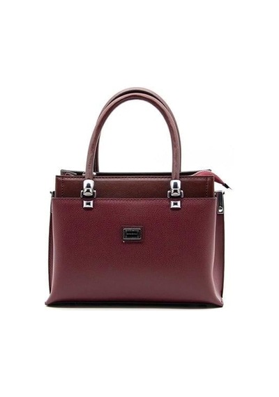 Silver Polo Sp826 Kadın El Çantası Düz Bordo-bordo