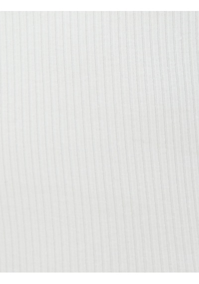 Koton Halter Yaka Fitilli Atlet Basic Biye Detaylı Pamuklu Ekru 3sal30167ık Ekru