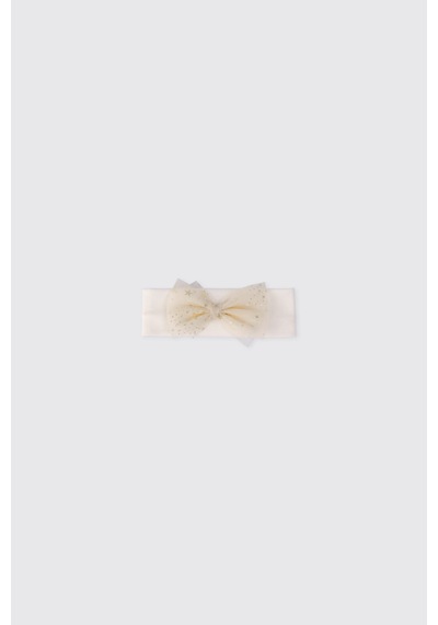 Panço Kız Bebek Beyaz Saç Bandı 2612gb09017