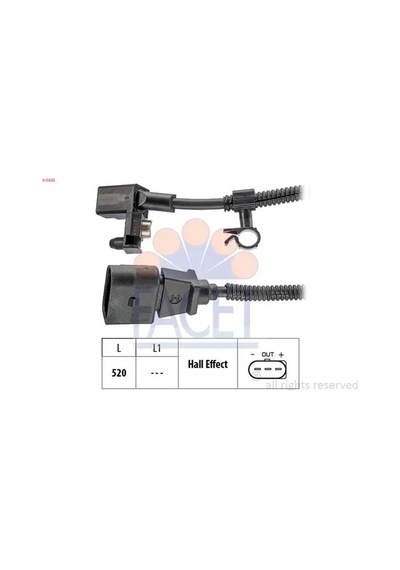 Skoda Fabia 1 Krank Sensoru 1.4 2005-2010 Bky Facet 90445