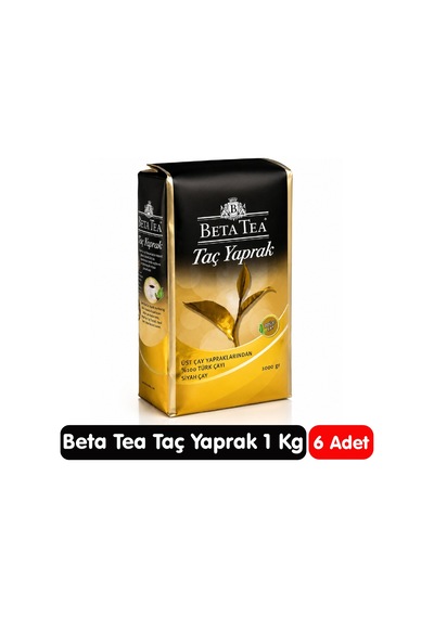 Beta Tea Taç Yaprak Siyah Çay 6x1 Kg
