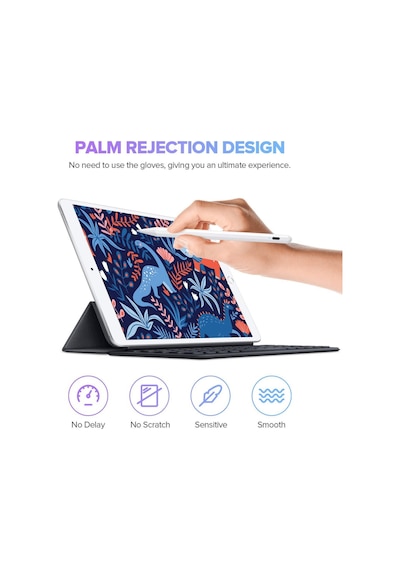 Apple Uyumlu iPad  11 Nesil M3 A16 Cip 2025 11 İnç Avuç İçi Reddetmeli Dokunmatik Özel Yazı Çizim Kalemi