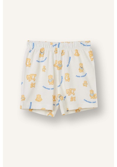 Defacto 2li Ayıcıklı Ecru Pijama Takımı Erkek Bebek H5379a526hser118 Ekru-er118