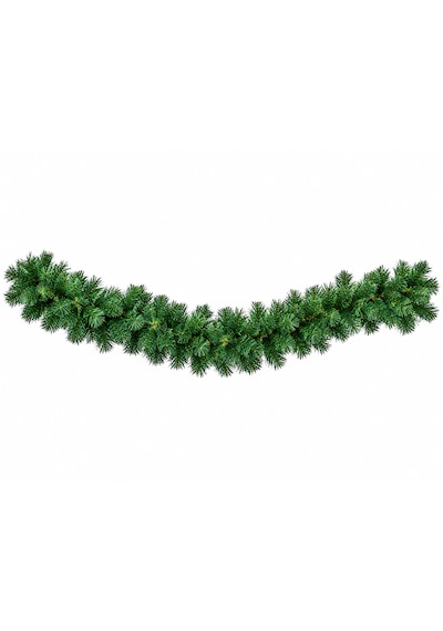 Yılbaşı Çam Garland 230-250 Cm 30-35 Cm Genişlik Dolgun Yeşil Yapay Çam Dalı Merdiven, Şömine Ve Kapı Süsü 250cmx40cm