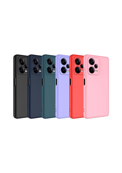 Redmi Note 12 Pro Plus 5g Kılıf Tchs Mara Lansman Kapak - Koyu Mor Koyu Mor