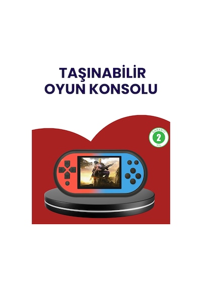 520 Oyunlu El Oyun Konsolu Tv Bağlantılı Hd Lcd Ekranlı