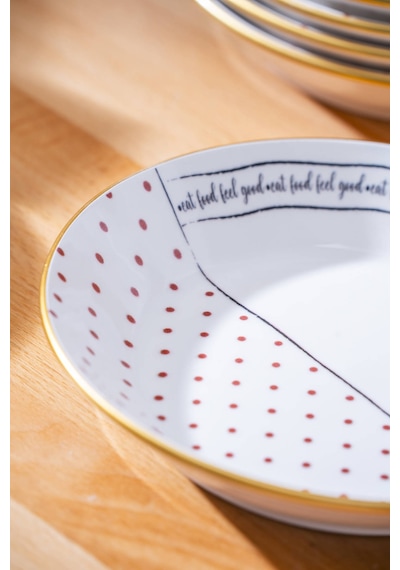 Acar Feel Good 6'lı Yemek Tabağı - 20 CM