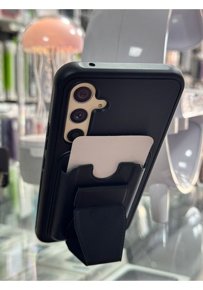 Samsung Galaxy A34 Uyumlu Standlı Deri Kartlıklı Kılıf