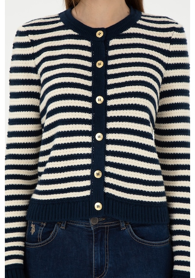 U.s. Polo Assn. Kadın Lacivert Hırka Triko 50297119-vr033 Lacivert